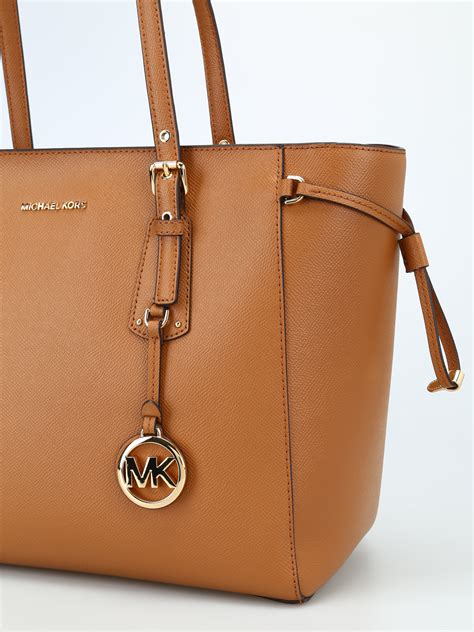 michael michael kors women's voyager tote medium|michael kors saffiano tote.